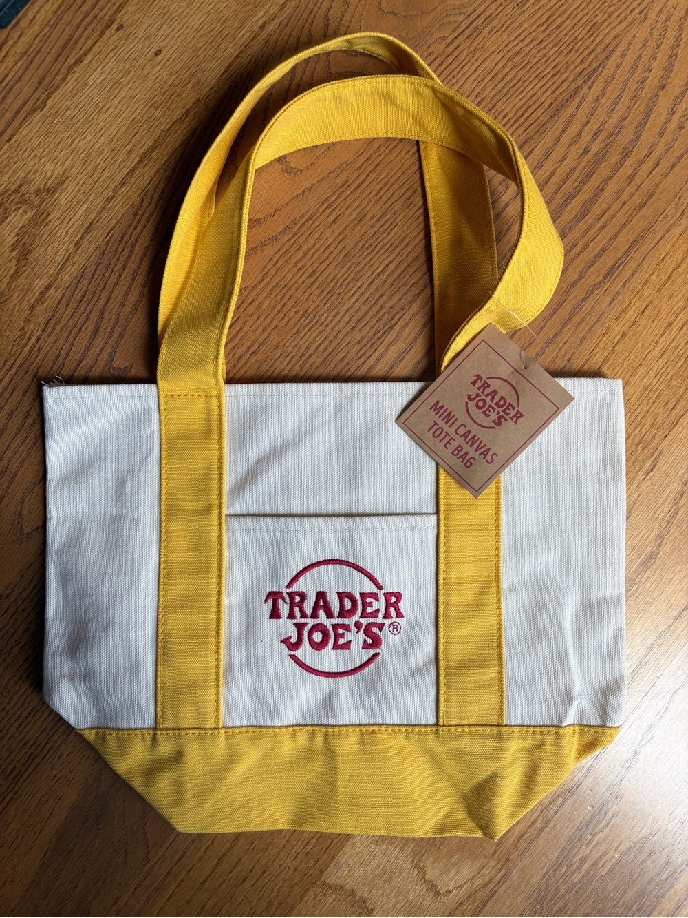 Trader Joe’s Yellow Mini Tote Brand New